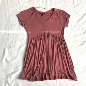 V-neck Gathered Top